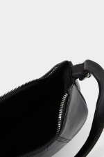 Women Black Shoulder Bag Elegant Large Daily Handbag Tote with Adjustable Strap Photograph-4